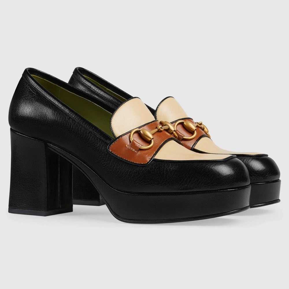 Gucci Platform Horsebit Loafers